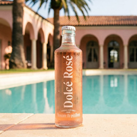 sparkling rosé wine